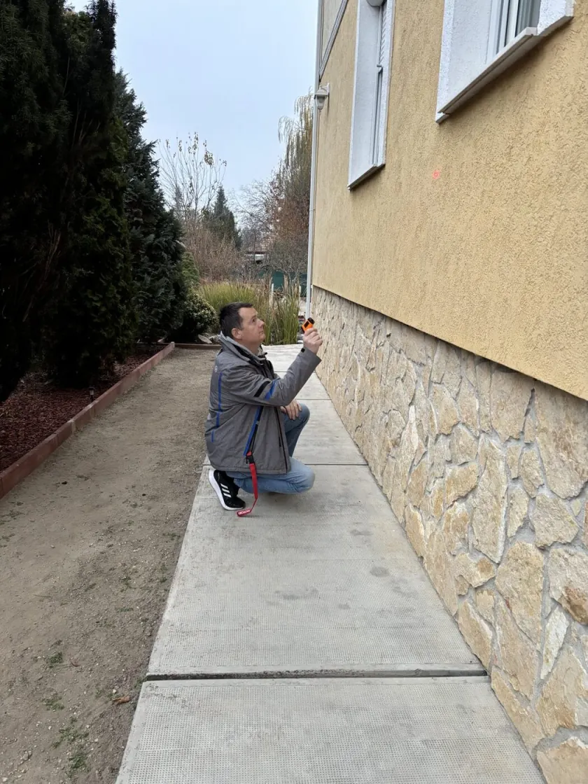 Felmérés a helyszínen